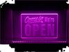 OPEN neon bord lamp LED verlichting reclame lichtbak #22 COM