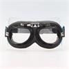 CRG zwart-chrome motorbril  Glaskleur: Multi-kleur