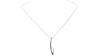 Witgouden hanger met diamant 18 krt