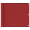 vidaXL Écran de balcon Rouge 75x300 cm Tissu Oxford