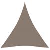 vidaXL Zonnescherm driehoekig 4,5x4,5x4,5 m oxford stof taup
