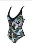 Arena W Cecilia Wing Back One Piece C-Cup black-multi 40