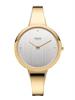 Goudkleurig Dames Horloge met Goudkleurige Edelstalen Horlog