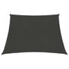 vidaXL Voile d'ombrage 160 g/m² Anthracite 3/4x3 m PEHD