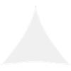 vidaXL Zonnescherm driehoekig 6x6x6 m oxford stof wit