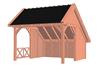 Kapschuur De Hoeve XL 415x440 cm - Combinatie 1