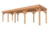Overkapping Premium XL 1000x360 cm