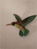 Nectar vogel met magneet groen bruin aantal 35 stuks.