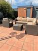 Loungeset in riet