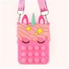Antistress Pop It Fidget Portemonnee Portemonnee voor Meisje