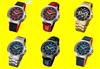 6 horloges uit de TITAN-serie van ALPHA SIERRA