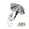 Antieke verlovingsring met sublieme diamant.