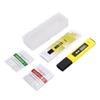 Digitaal pH meter zwembad geel inclusief opbergbox + batteri