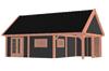 Buitenverblijf Zadeldak Xxl 950x595 cm - Combinatie 1