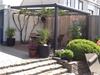 Grote foto luxe plus zwart structuur terrasoverkapping tuin en terras veranda en overkappingen