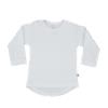 T-Shirt Uni lange Mouw rond 50/56 / Wit