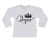 T-Shirt queen 50/56 / lange mouw / wit