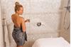 Scrummi Waffle Grey Body Towels 140x80cm (100 stuks)