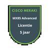 Cisco Meraki MX85 Advanced Licentie 5 jaar