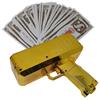 Grote foto money gun geld pistool cash cannon moneygun cashgun ca kinderen en baby los speelgoed