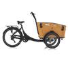 Vogue Elektrische bakfiets Superior 3 mat zwart/bruin 468 wa