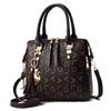 Zachte PU-lederen schoudertas voor dames - handtas luxe cros