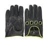 Swift racing leather gloves black-yellow Size: S = 18.5 - 20