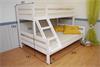 Grote foto massief houten drie persoons stapelbed wit kinderen en baby complete kinderkamers