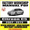 CITROEN WORKSHOP / SERVICE / REPAIR Manual PDF
