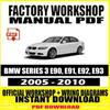 BMW WORKSHOP / SERVICE / REPAIR Manual PDF
