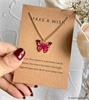 Online Veiling: Make A Wish Vlinder ketting