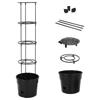 vidaXL Tomatenkweekpot ø29,5x115 cm polypropeen antracietkle
