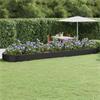 vidaXL Jardinière Acier enduit de poudre 600x140x36 cm Anthr
