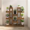 vidaXL Plantenstandaard 104,5x25x109,5 cm grenenhout honingb