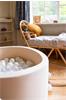 Ballenbad Beige 90x40cm incl. 200 ballen  Beige + wit-licht