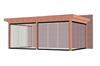 Aanbouwveranda Lucca 660x390 cm - Plat Dak - Combinatie 1