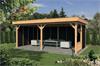 Lariks/douglas Overkapping Oslo L Type 3 Zwart 478x380 cm