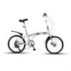 SBK Bike Vouwfiets 20 inch 6 Versnellingen Schijfremmen Wit