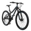 BIKESTAR 26 Inch Hardtail Alu MTB, 21V, Zwart/Blauw