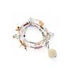 Biba Ketting / Armband met Steen en Vlinders, zilver