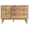 Grote foto vidaxl commode otta 113 5x39 5x73 cm bois de pin massif kinderen en baby complete kinderkamers
