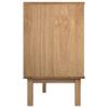 Grote foto vidaxl commode otta 113 5x39 5x73 cm bois de pin massif kinderen en baby complete kinderkamers