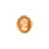 Grote foto gouden ring met camee 14 krt kleding dames sieraden