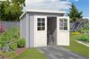 Blokhut Indi 230x175 cm - Platinum Grey-wit Gecoat