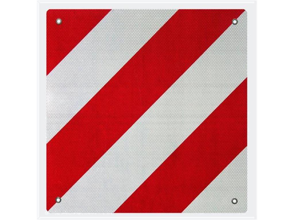 Lading waarschuwingsbord 50x50 cm - aluminium