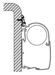 Thule Caravanrail Luxe Adapter 600