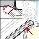 Fiamma Kit Rain Guard Lower 550cm