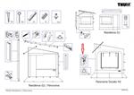Thule Panorama Ducato H2 Voet Bevestiging 2st.