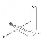 5 stuks Thule Adapter 4 Point Fixation Fiamma 5 Set