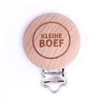 Houten Speenclip Kleine Boef 2 stuks